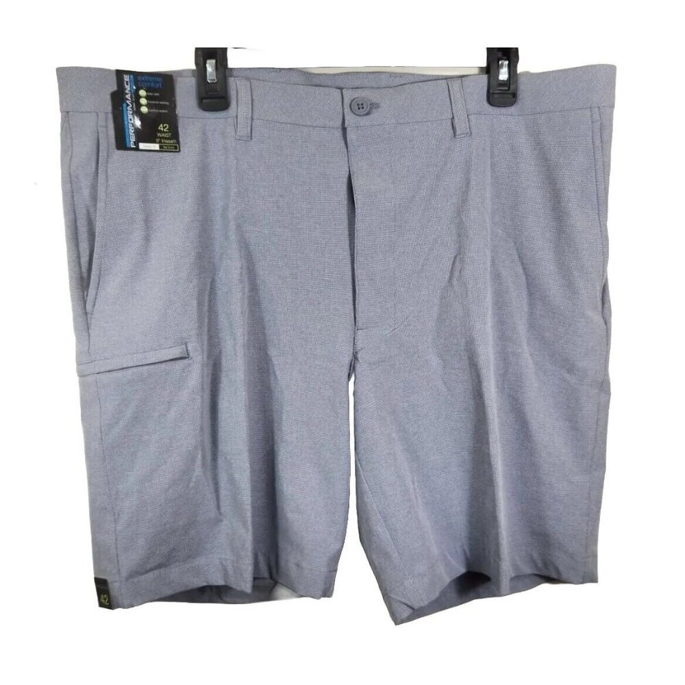 Roundtree & Yorke Mens Size 42 Performance classic fit/flat front shorts --24